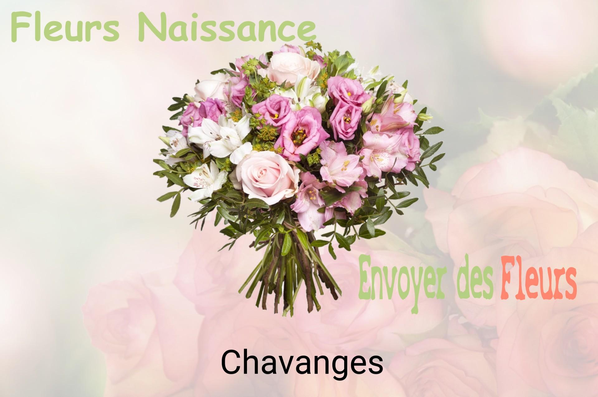 Bouquet de fleurs de naissance livré à Chavanges
